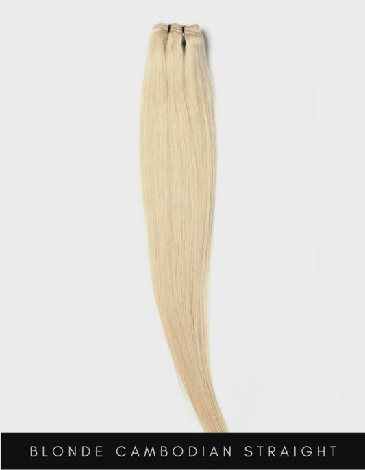 Blonde Cambodian Straight Hair